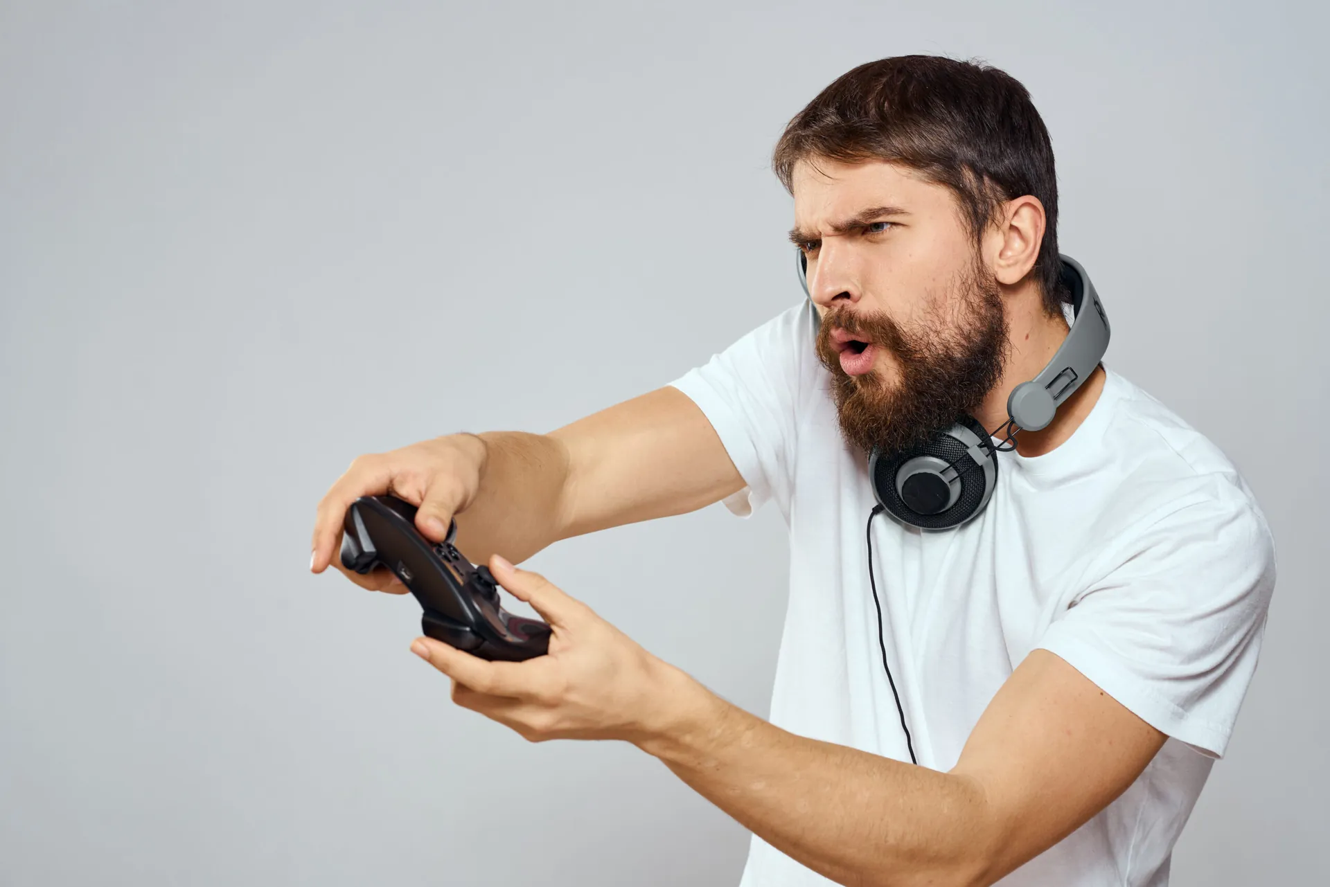 Headphones,,Joystick,,Play,Games